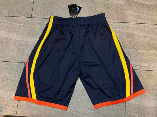 NBA Warriors 2021 city shorts Marine avec pockets imprimé